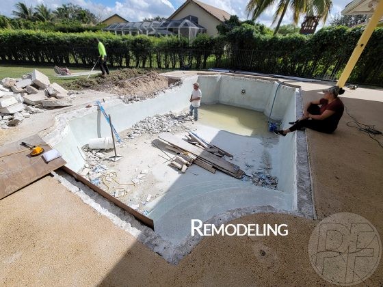 Pools_Finishing_Inc- Remodeling - Adding Sun Shelf